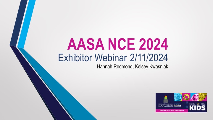 aasa nce 2024 exhibitor webinar 2 11 2024 hannah