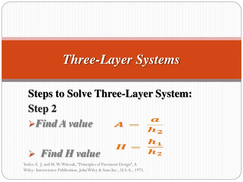 three layer systems 1