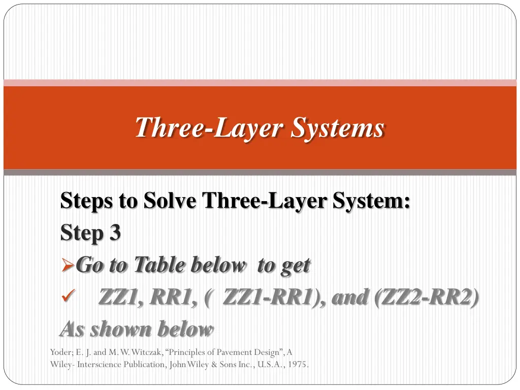 three layer systems 2