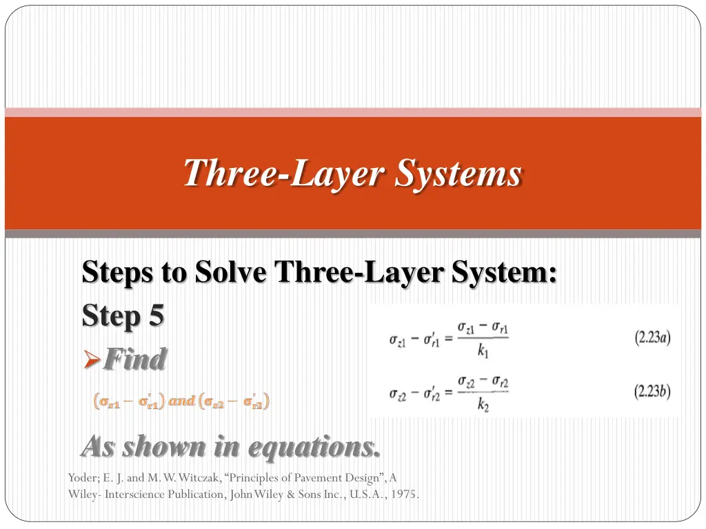 three layer systems 4