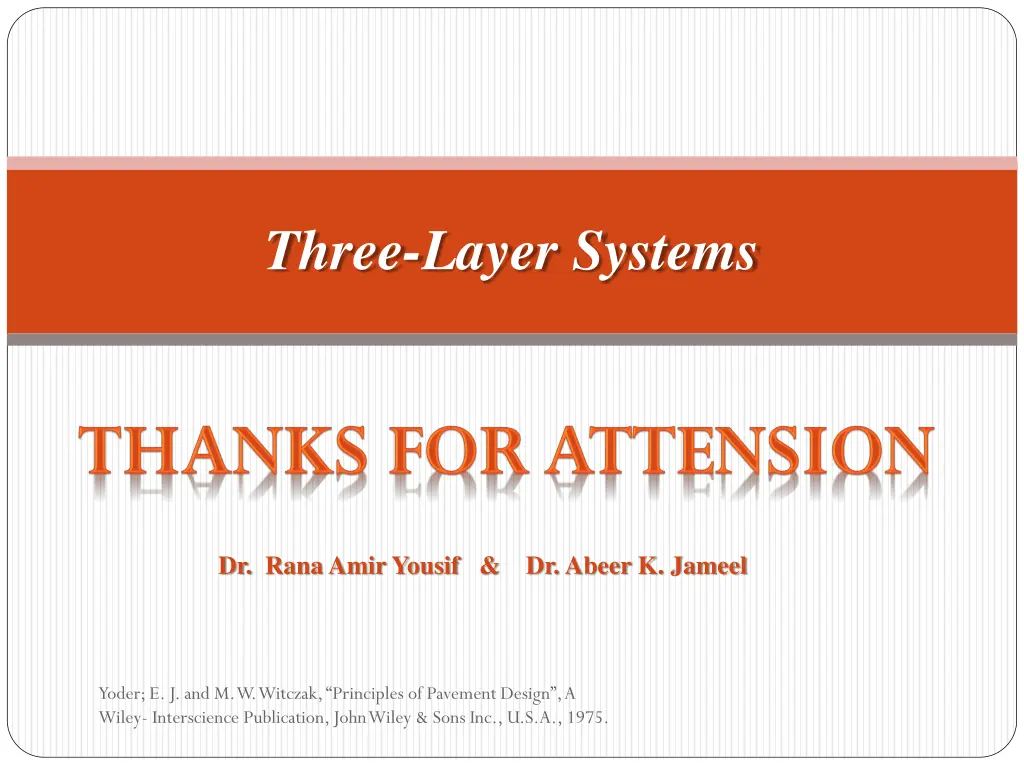 three layer systems 6