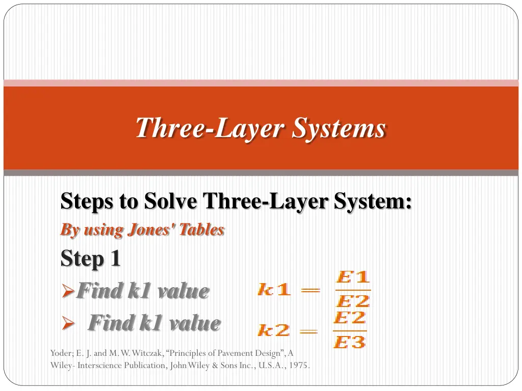 three layer systems