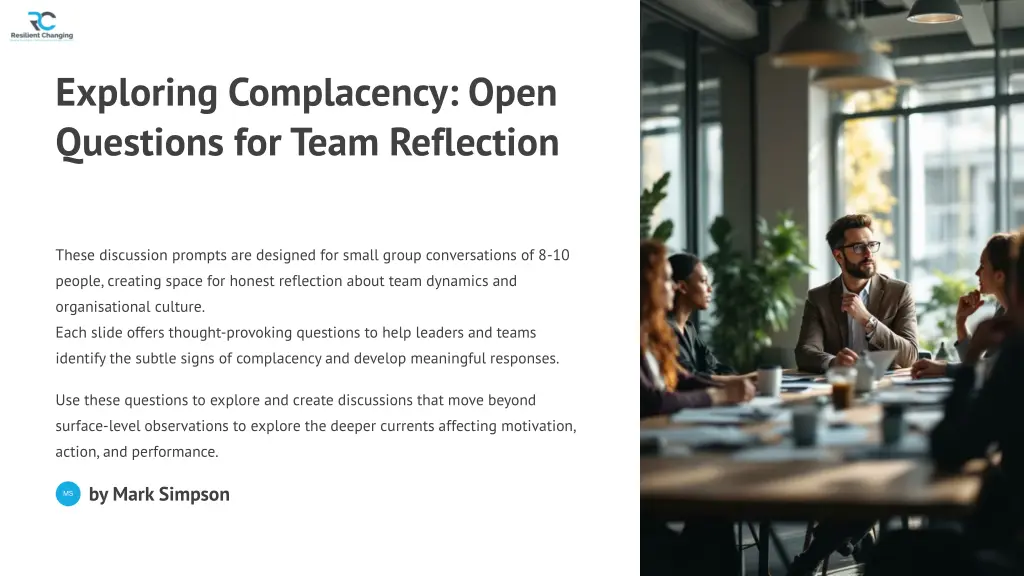 exploring complacency open questions for team