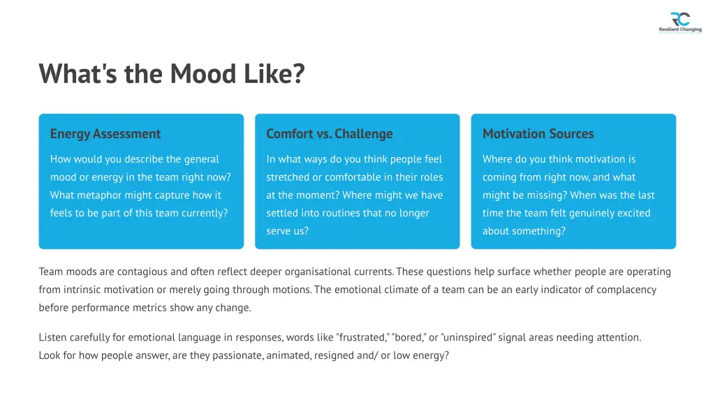 what s the mood like