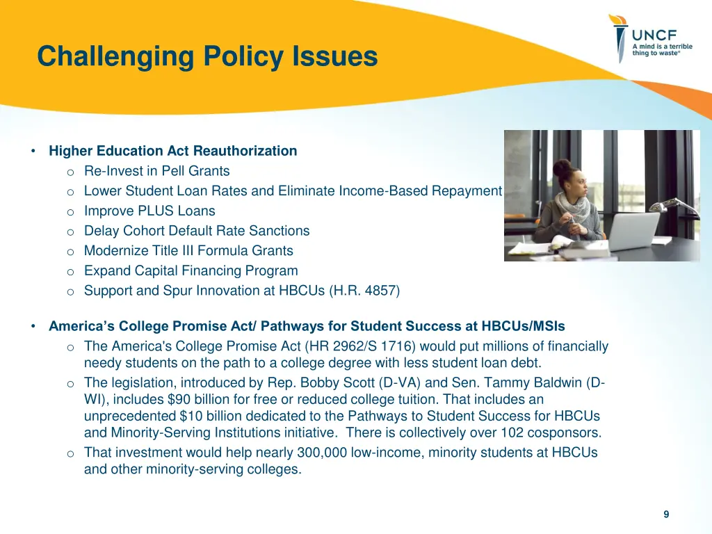 challenging policy issues