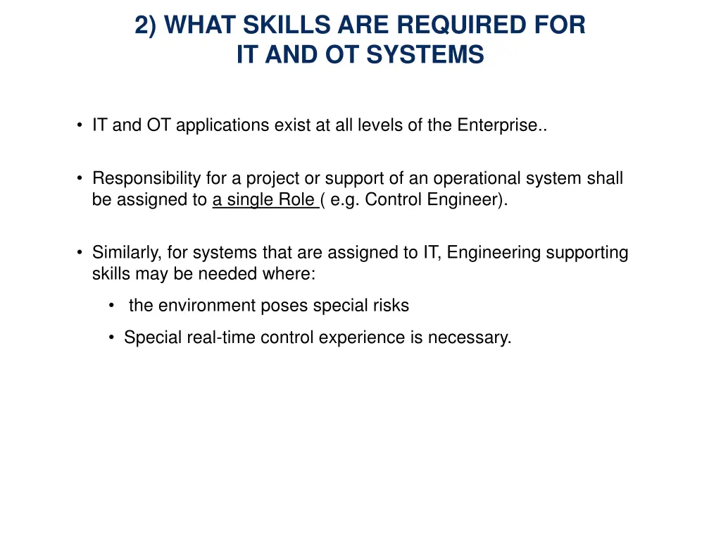 2 what skills are required for it and ot systems