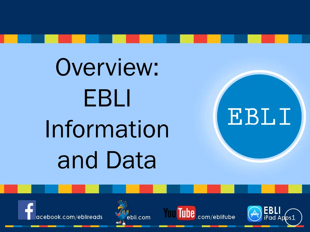 overview ebli information and data
