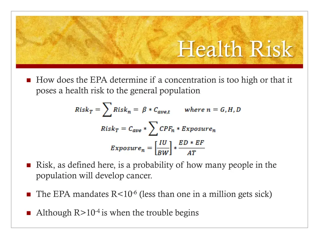 health risk