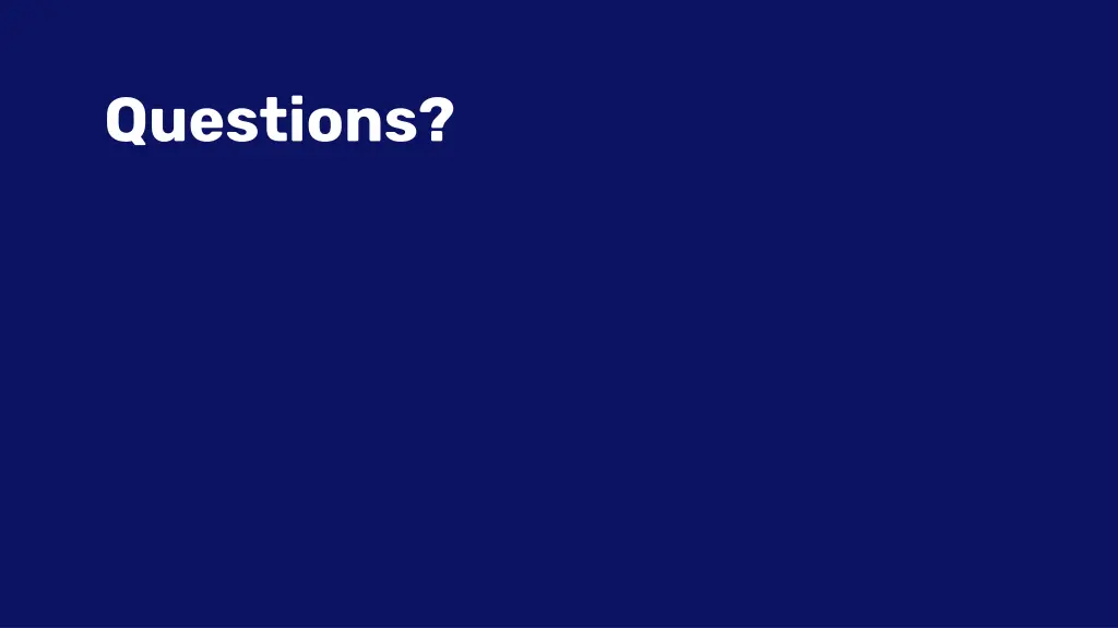 questions