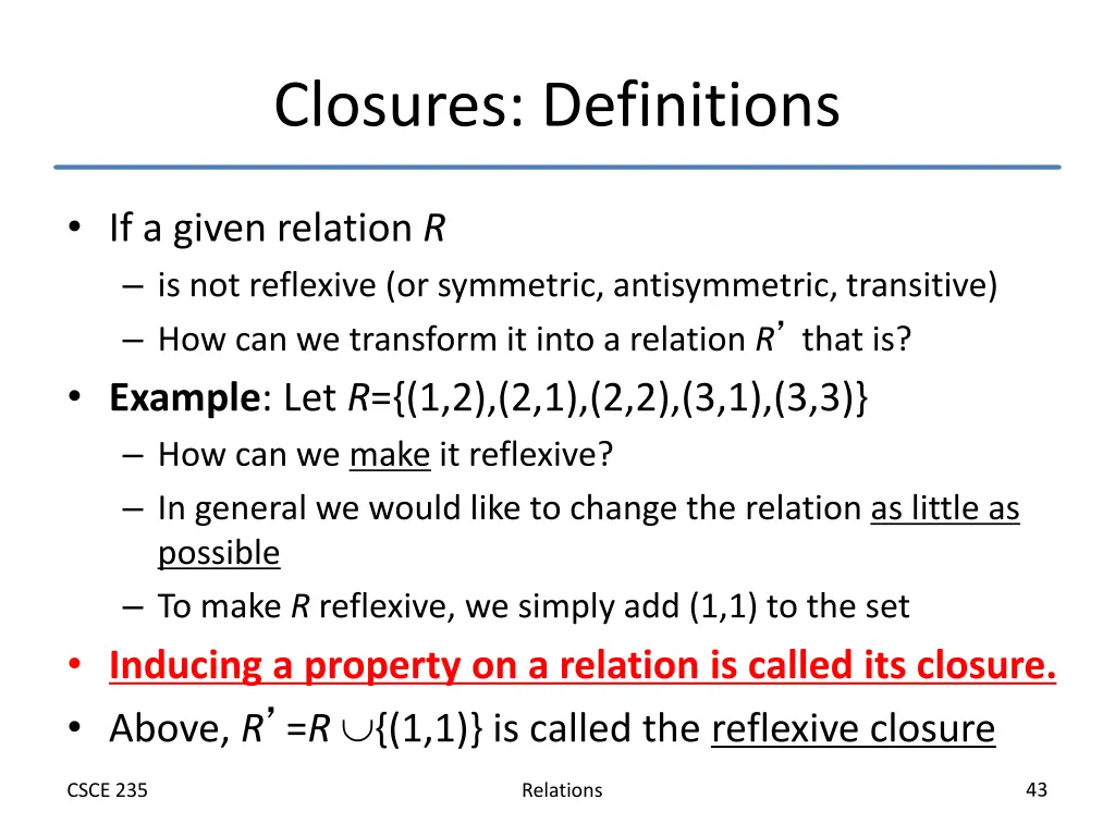 closures definitions