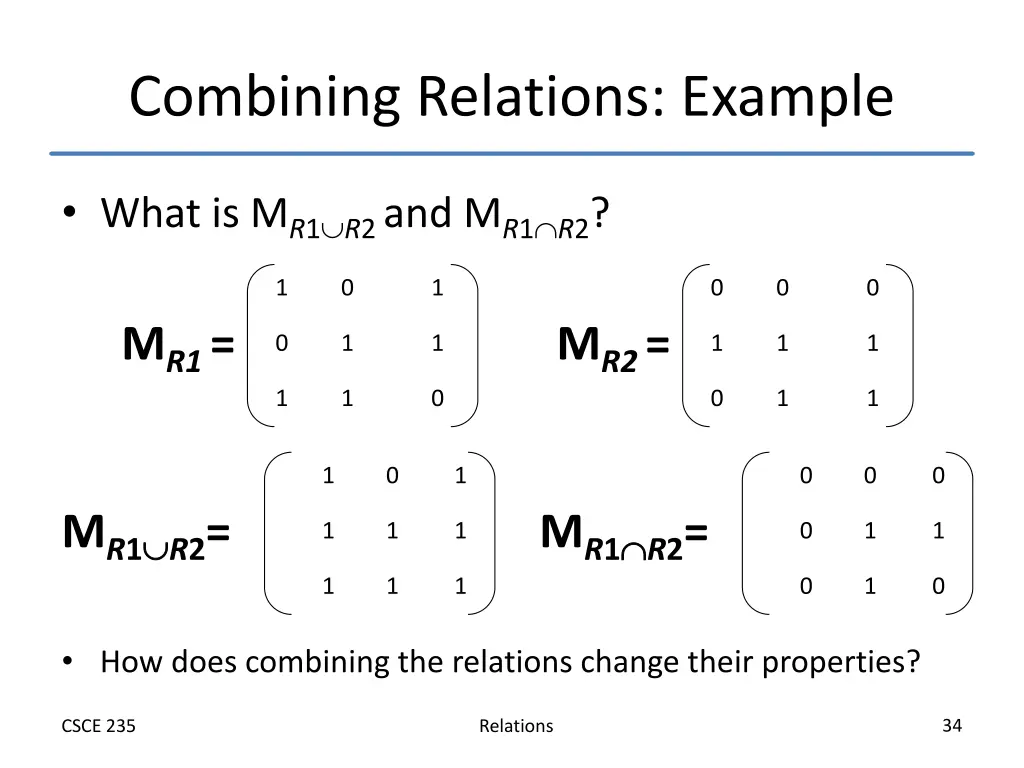 combining relations example 1