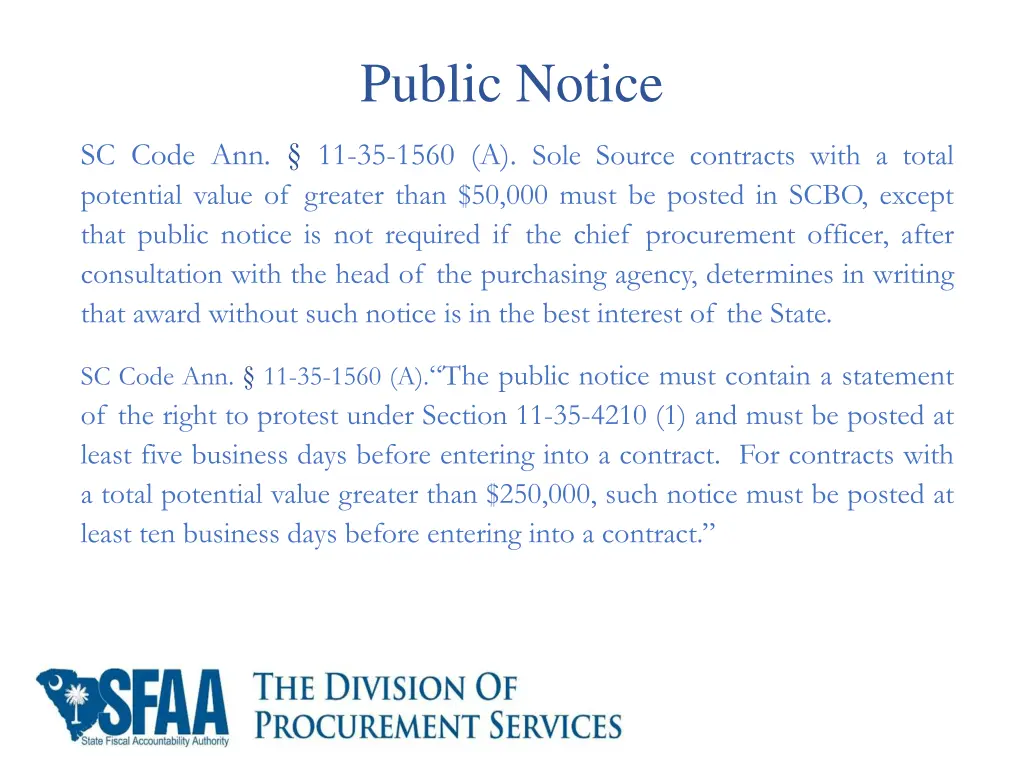 public notice