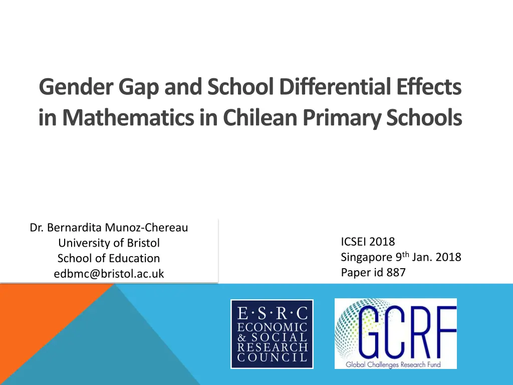 gender gap and school differential effects
