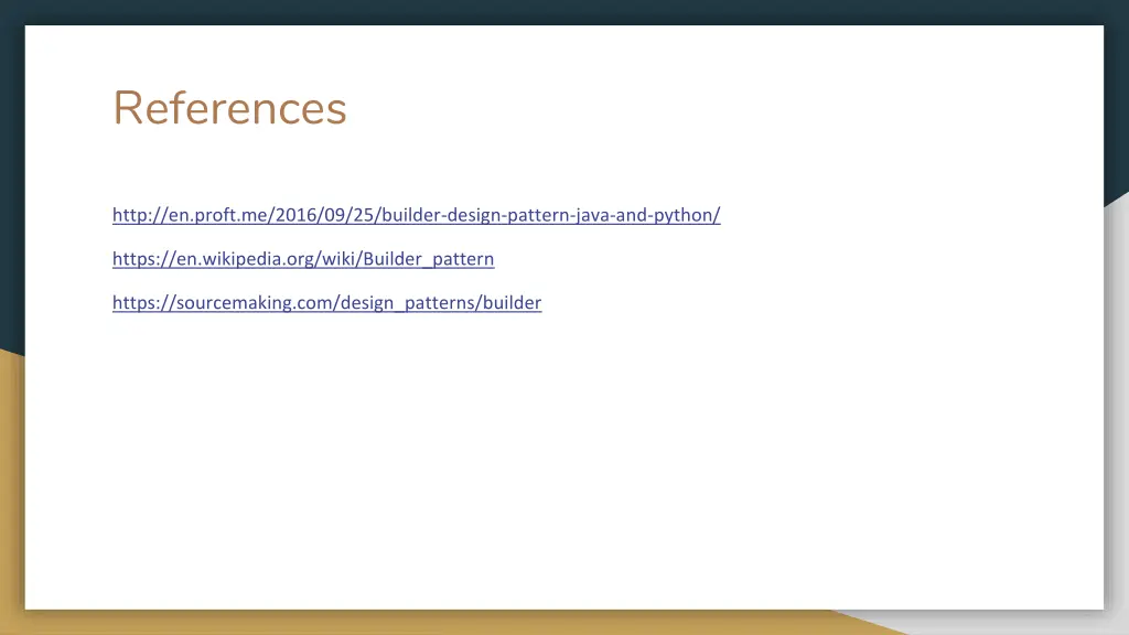 references