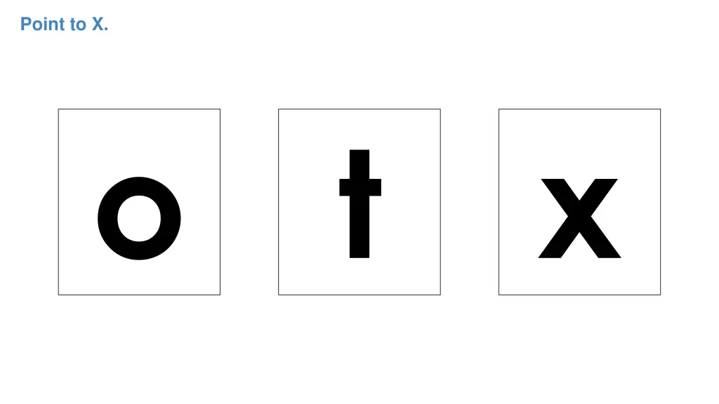 point to x 2