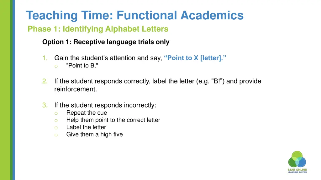 teaching time functional academics phase