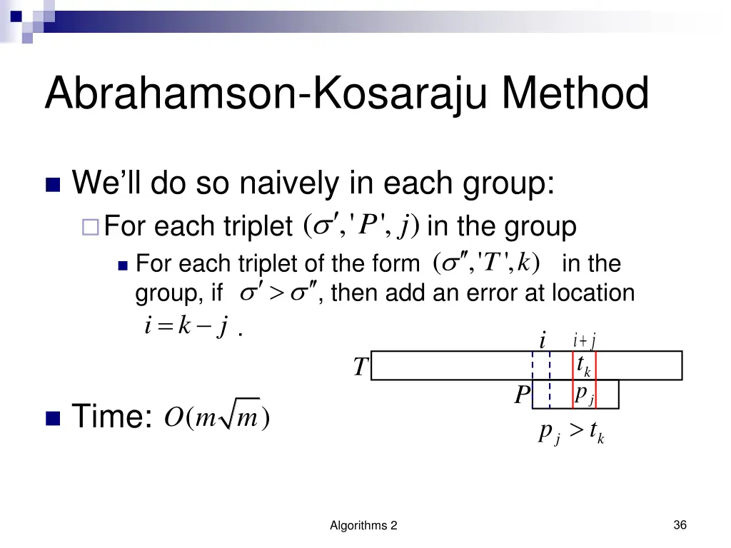 abrahamson kosaraju method 5