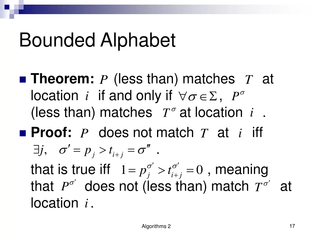 bounded alphabet 1