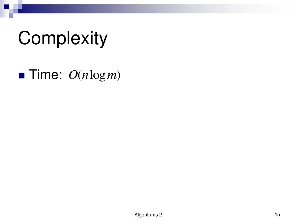 complexity