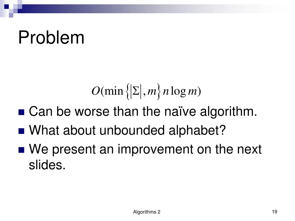 problem