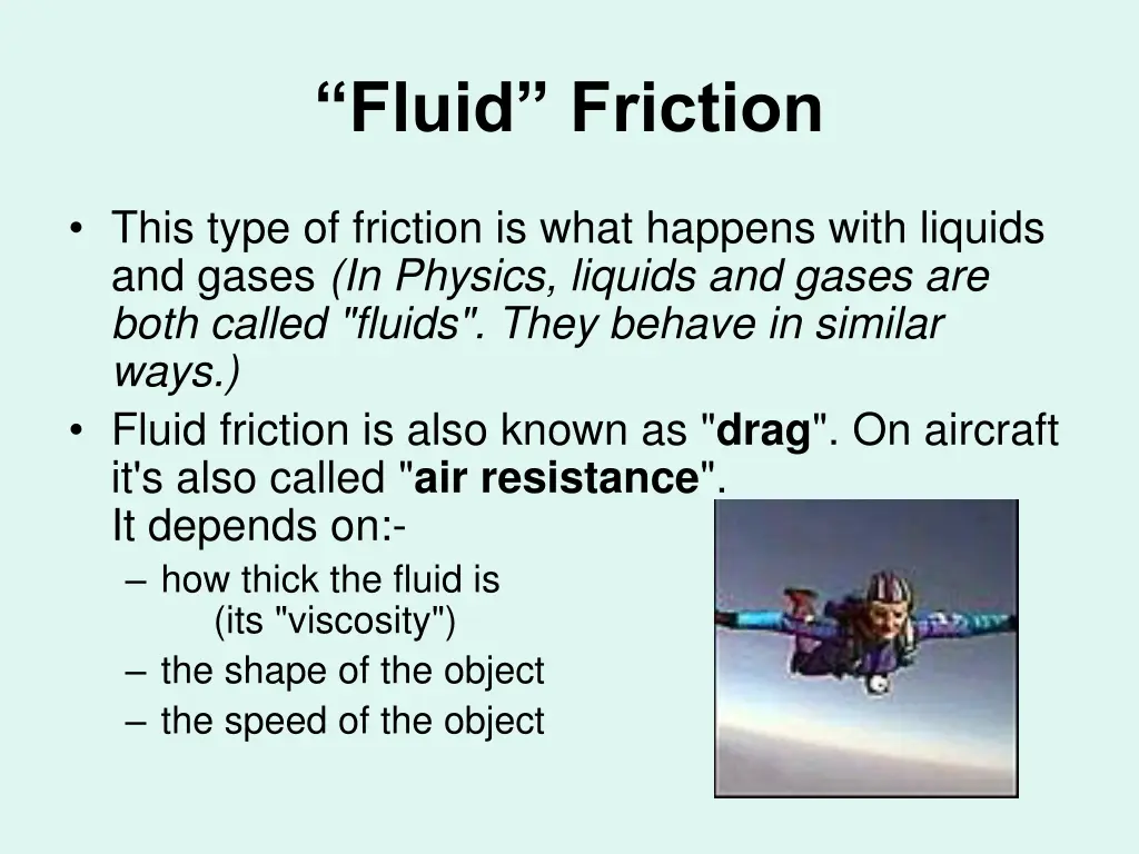 fluid friction