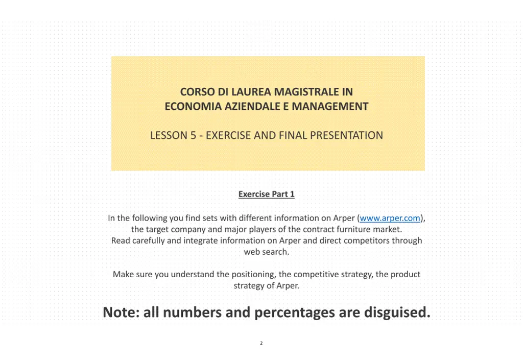 corso di laurea magistrale in economia aziendale 1