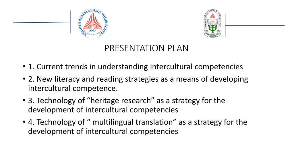 presentation plan