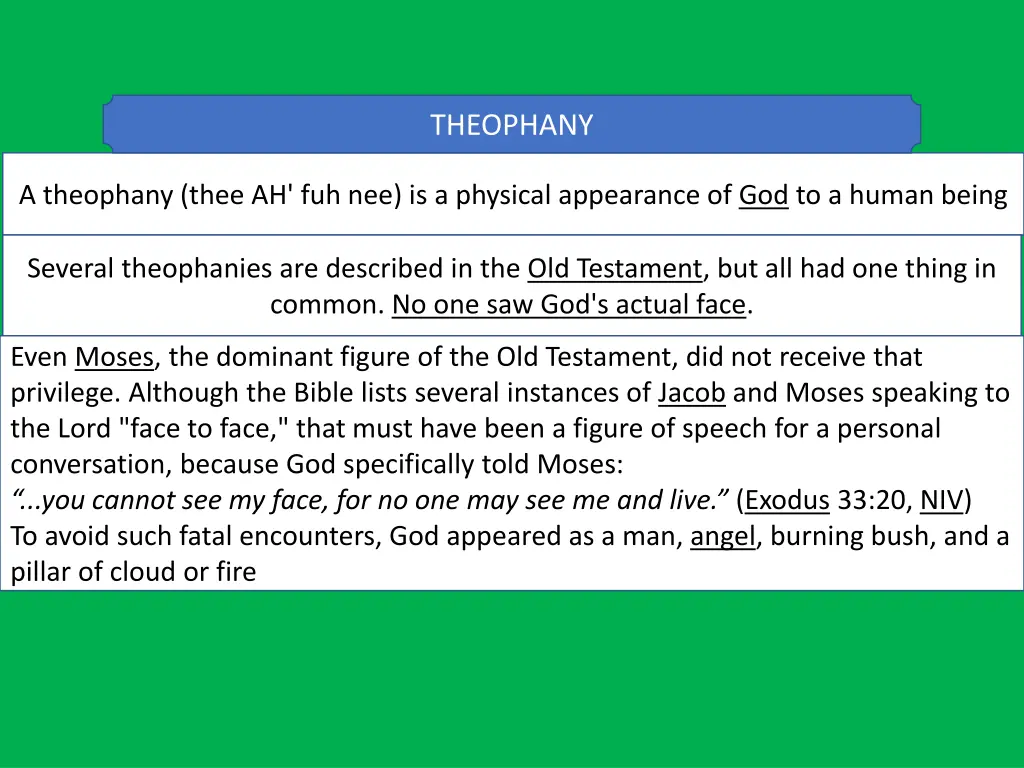 theophany