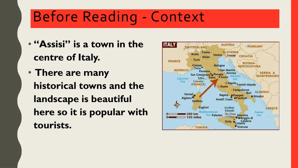 before reading context