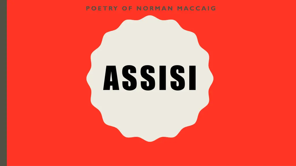 poetry of norman maccaig