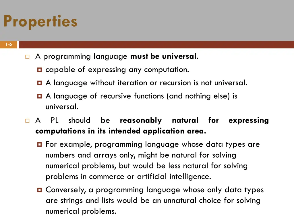 properties 1