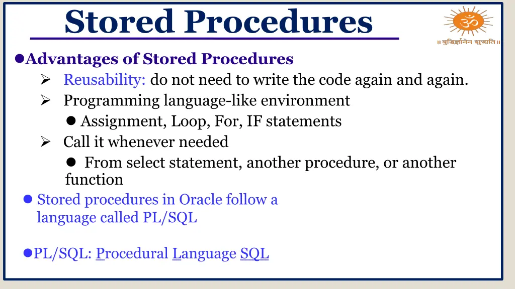 stored procedures 1