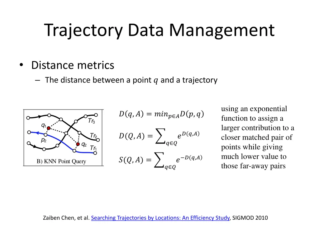 trajectory data management 5