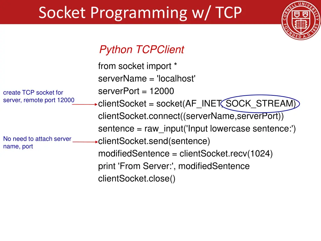 socket programming w tcp 2