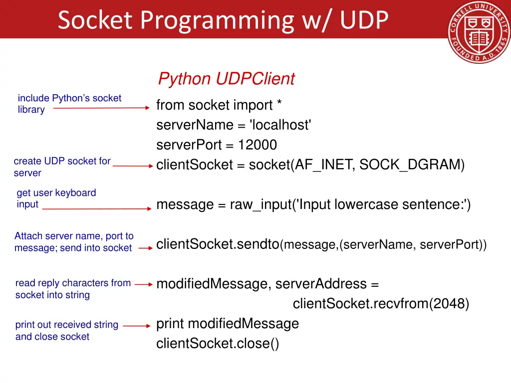 socket programming w udp 2
