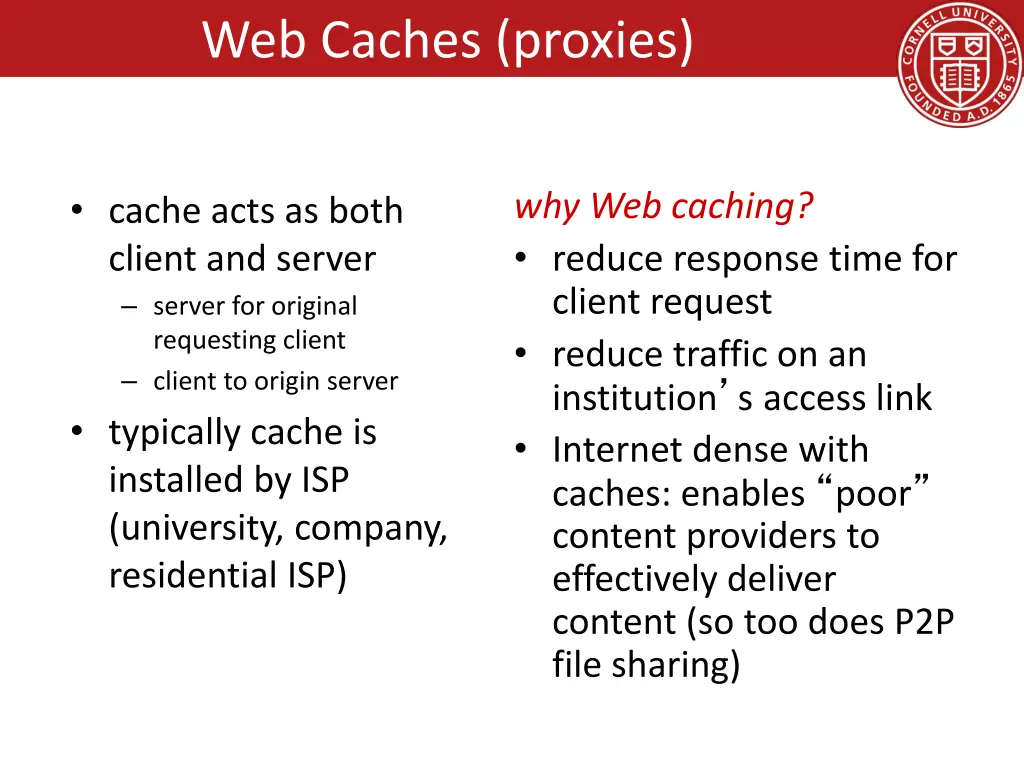 web caches proxies 1