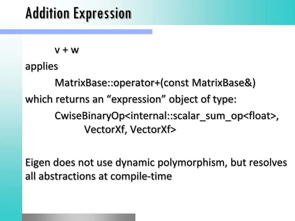 addition expression
