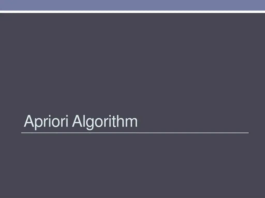 apriorialgorithm