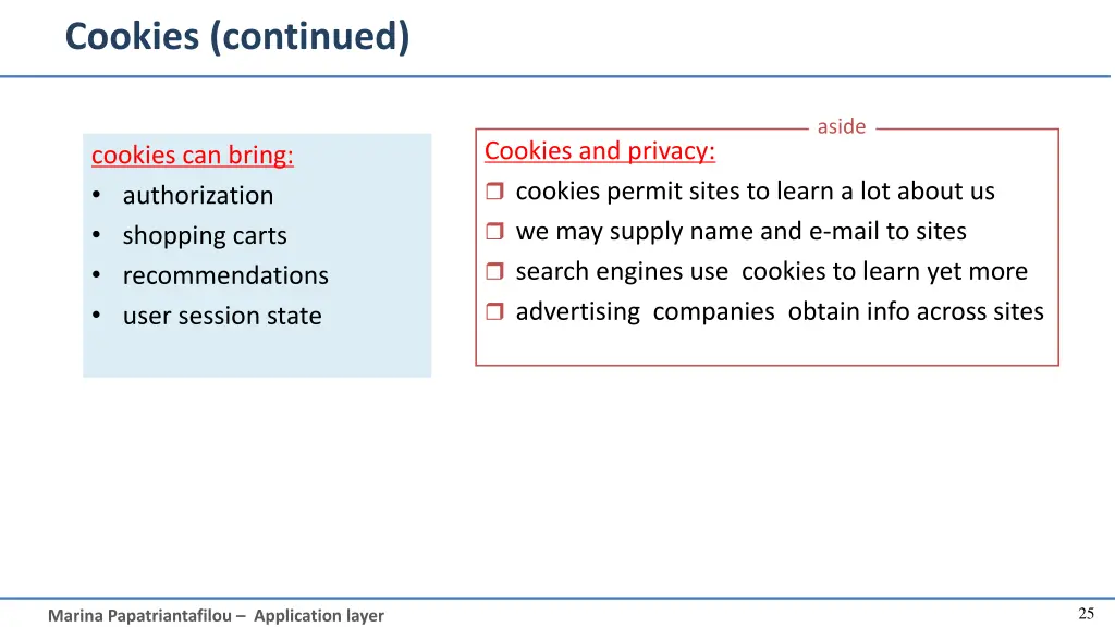 cookies continued