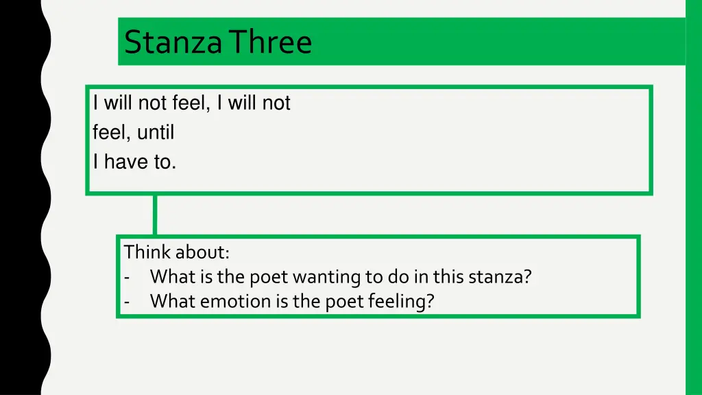 stanza three