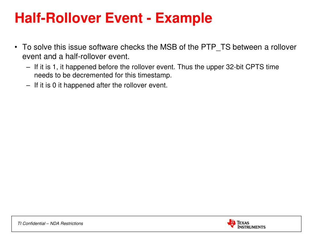 half rollover event example 1