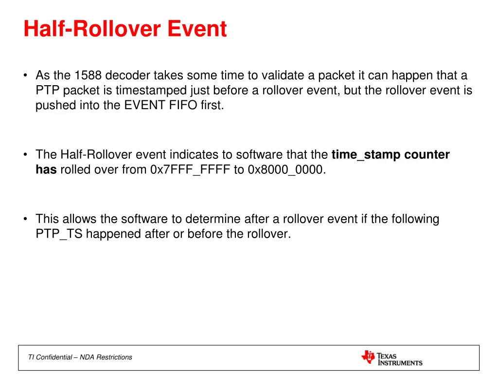 half rollover event