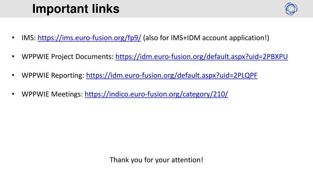 important links