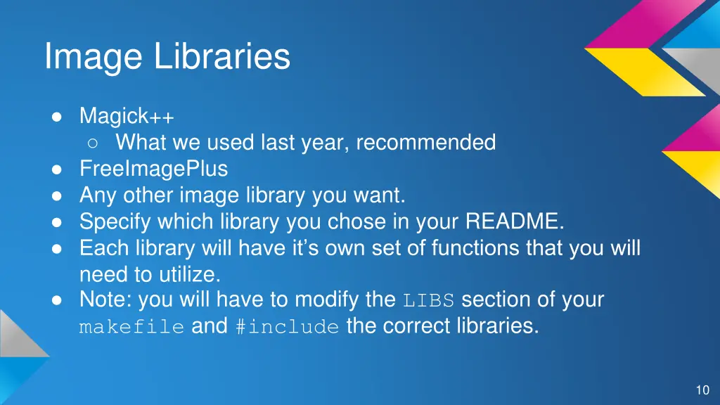 image libraries