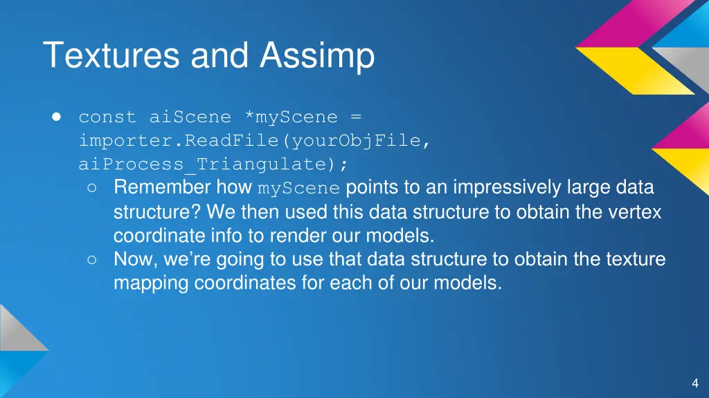 textures and assimp