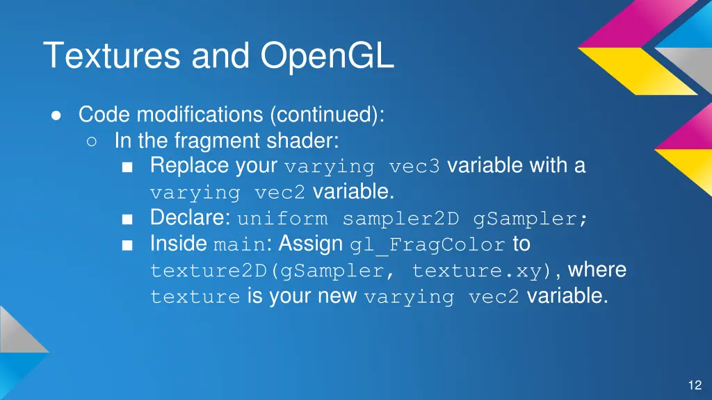 textures and opengl 2