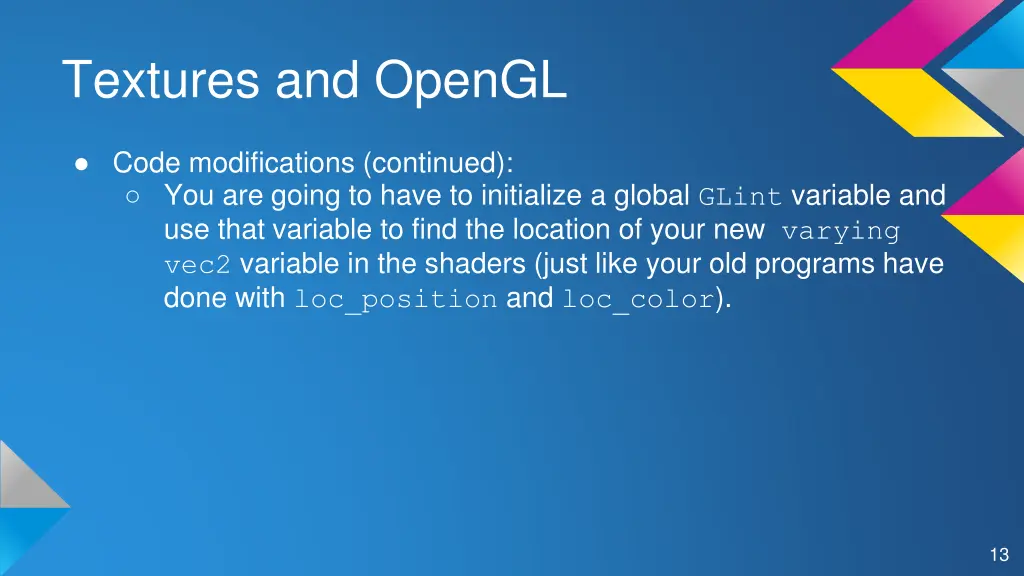 textures and opengl 3