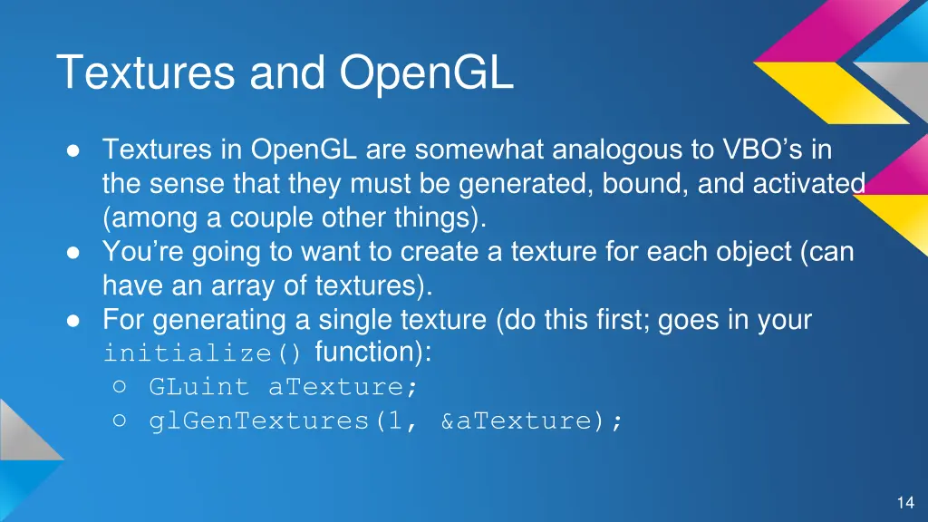 textures and opengl 4