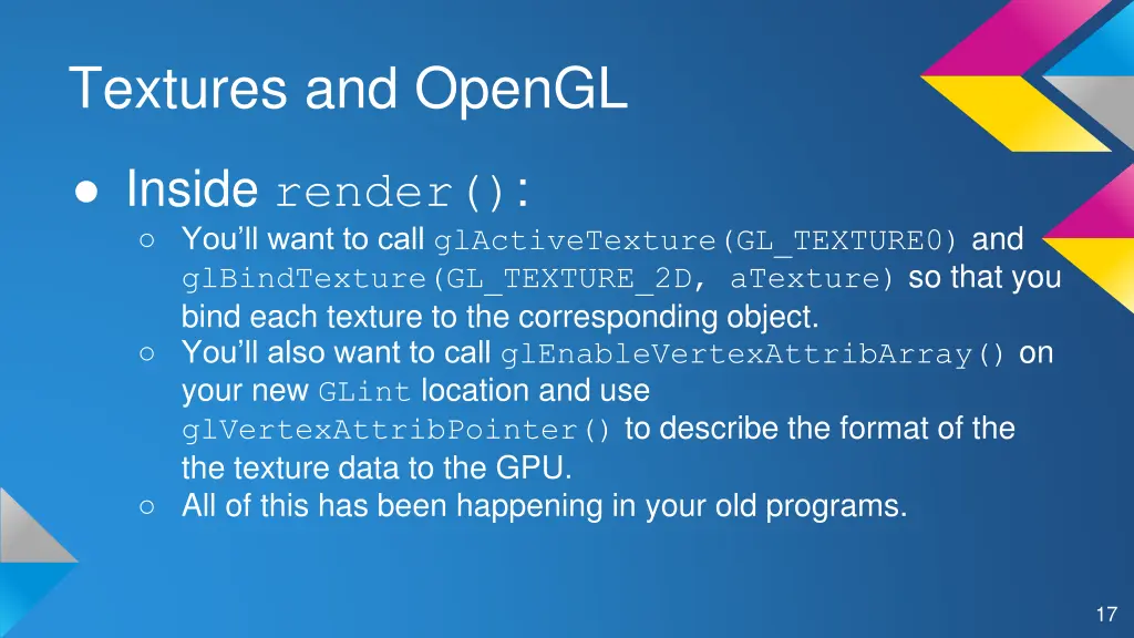 textures and opengl 7