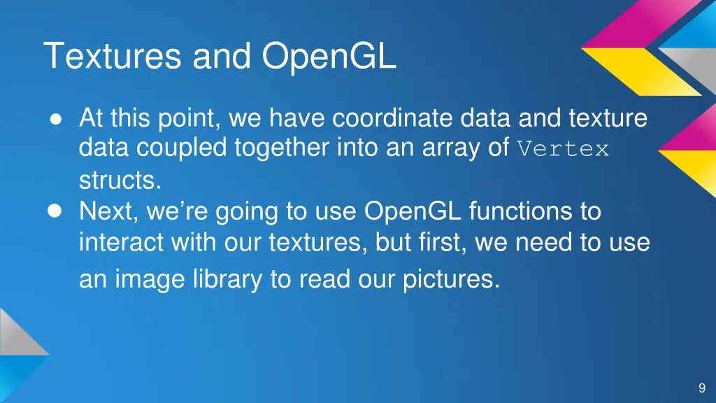 textures and opengl